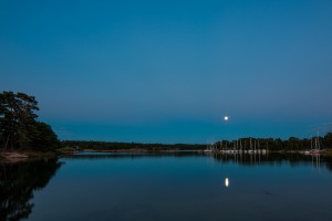 Fullmoon at Stendörren. Foto: Joakim Berndes